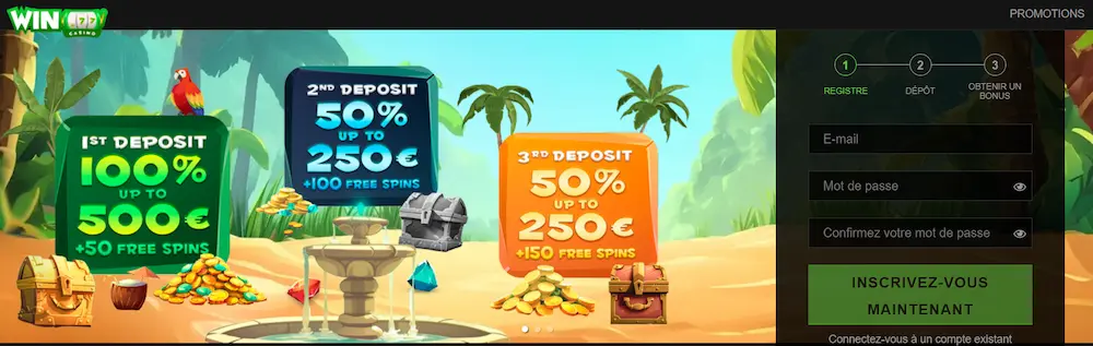 Winoui Casino France bonus